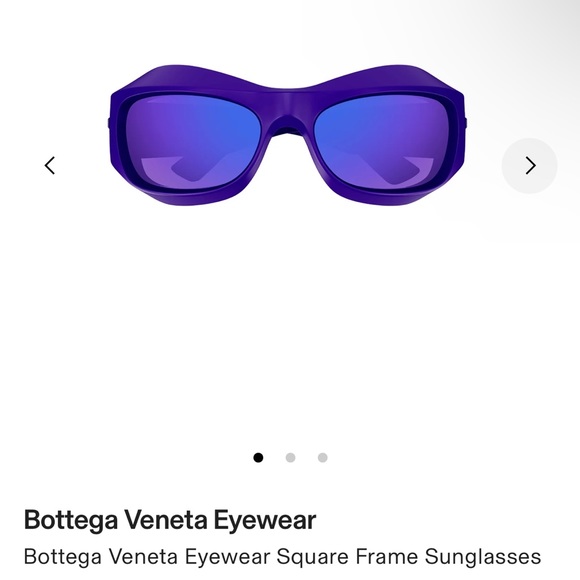 New in the box Bottega Veneta Eyewear Square Frame Sunglasses main image 7